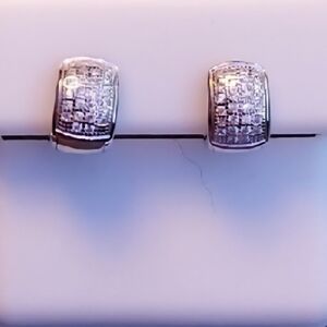 Sterling Silver Moissanite Earrings #27